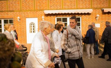 Unsere BewohnerInnen bei der Kürbisausstellung